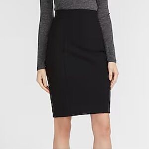 Express Classic Black Pencil Skirt